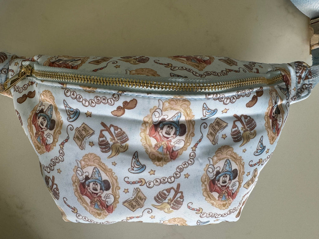 Blue Fantasia Mouse Character Bum Bag Theme Park Bag