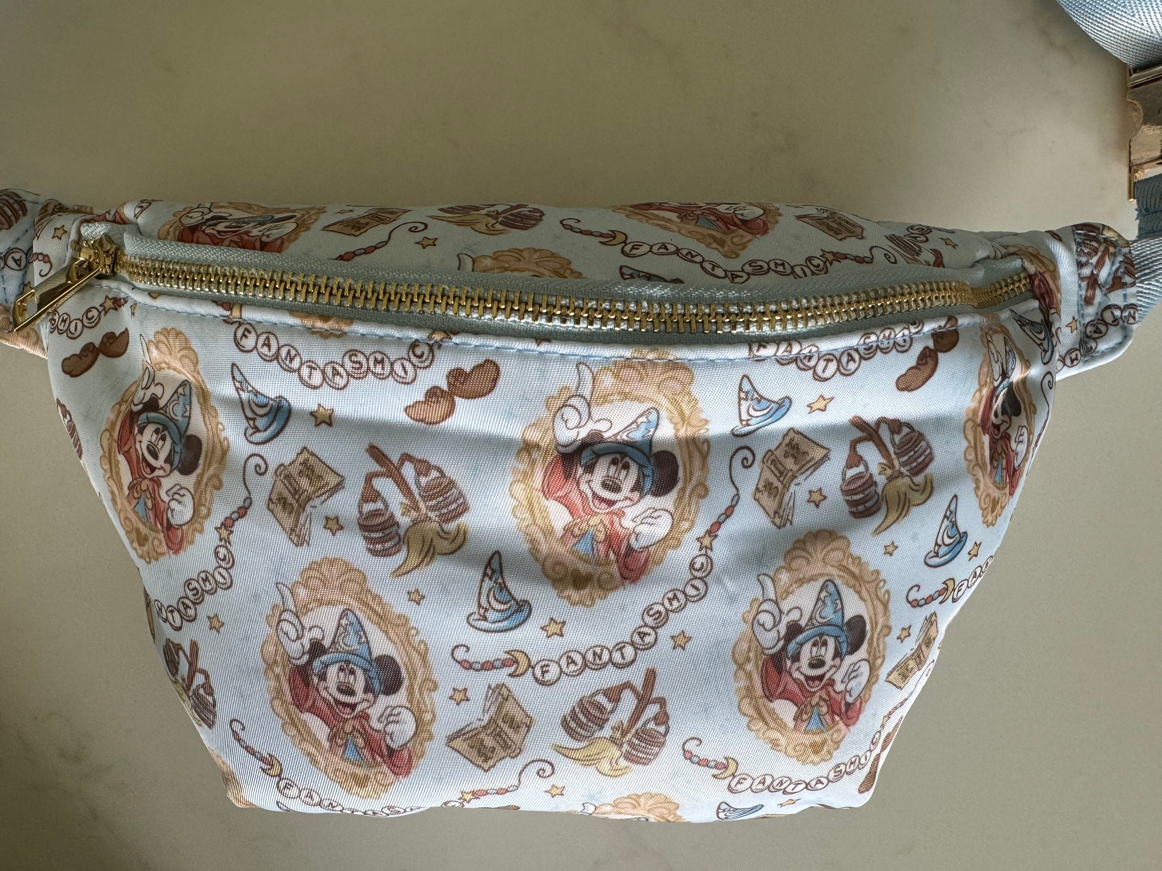Blue Fantasia Mouse Character Bum Bag Theme Park Bag