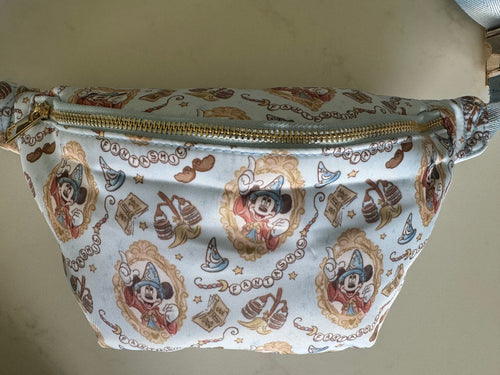 Blue Fantasia Mouse Character Bum Bag Theme Park Bag