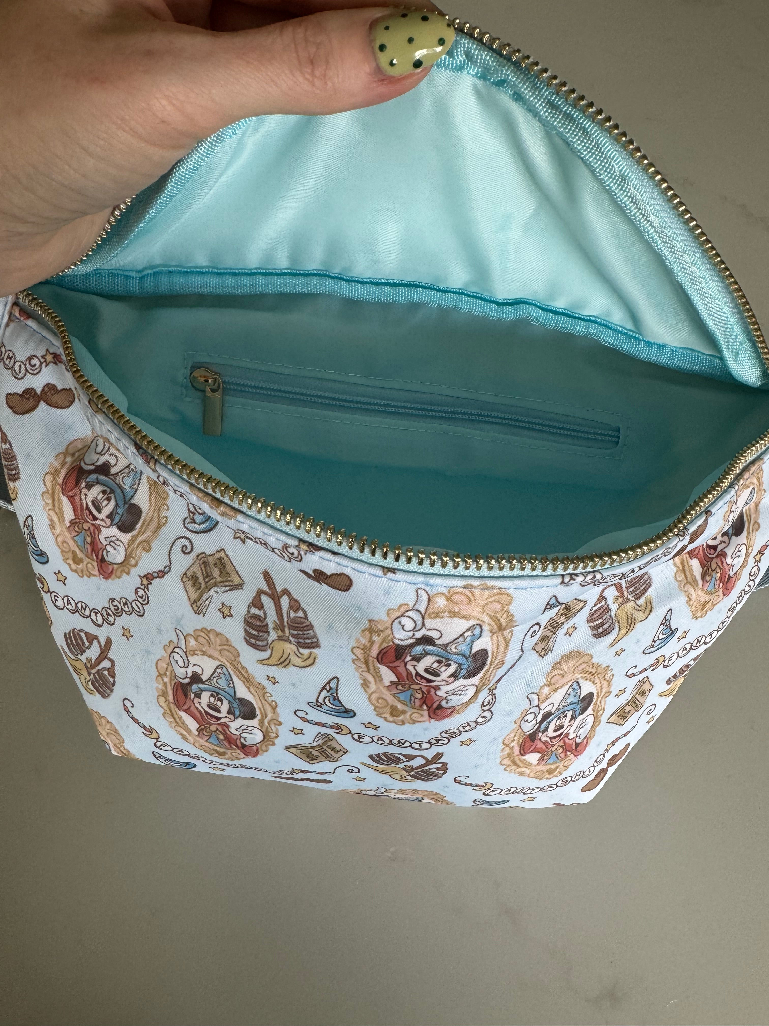 Blue Fantasia Mouse Character Bum Bag Theme Park Bag