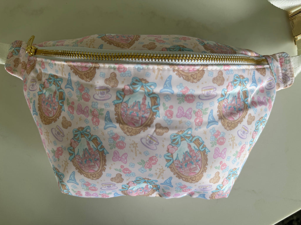 Pink Magical Castle Bum Bag Theme Park Bag