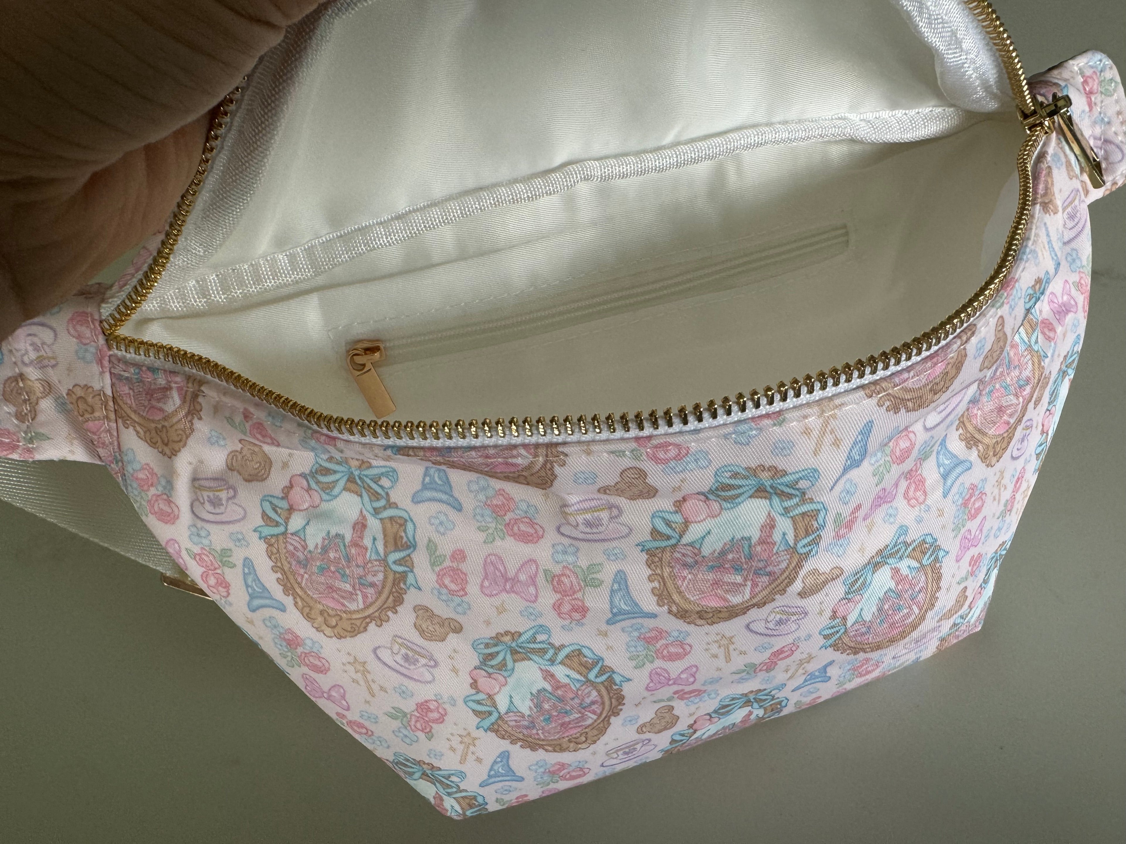 Pink Magical Castle Bum Bag Theme Park Bag