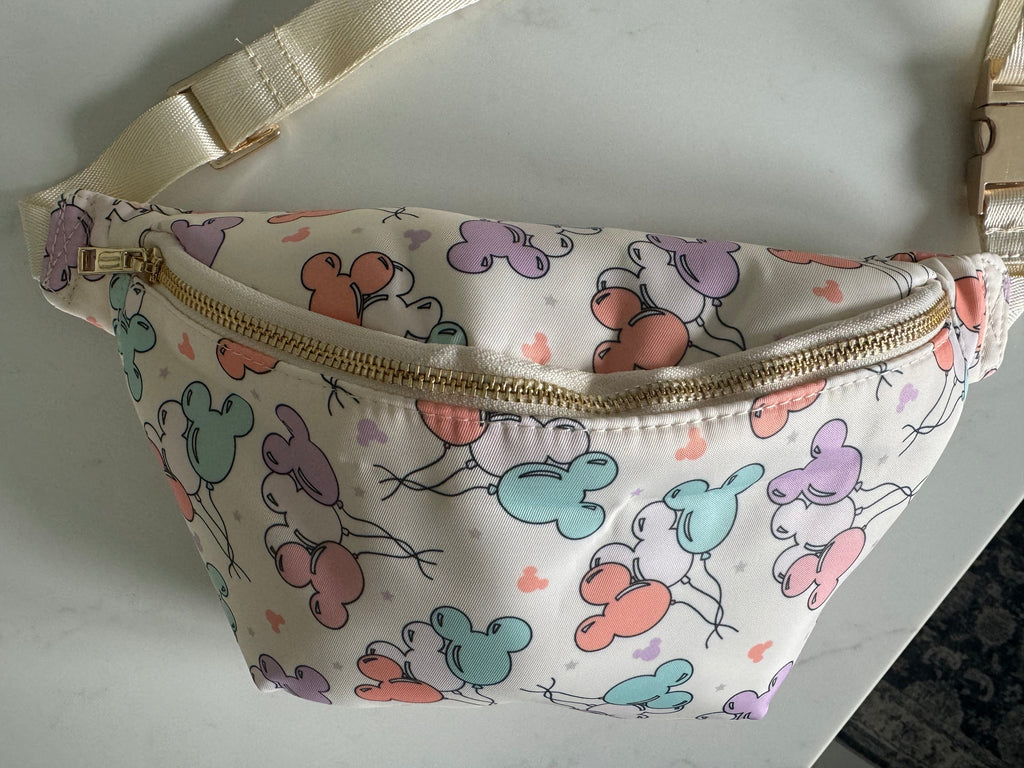 Minnie Balloon Head Bum Bag Theme Park Bag