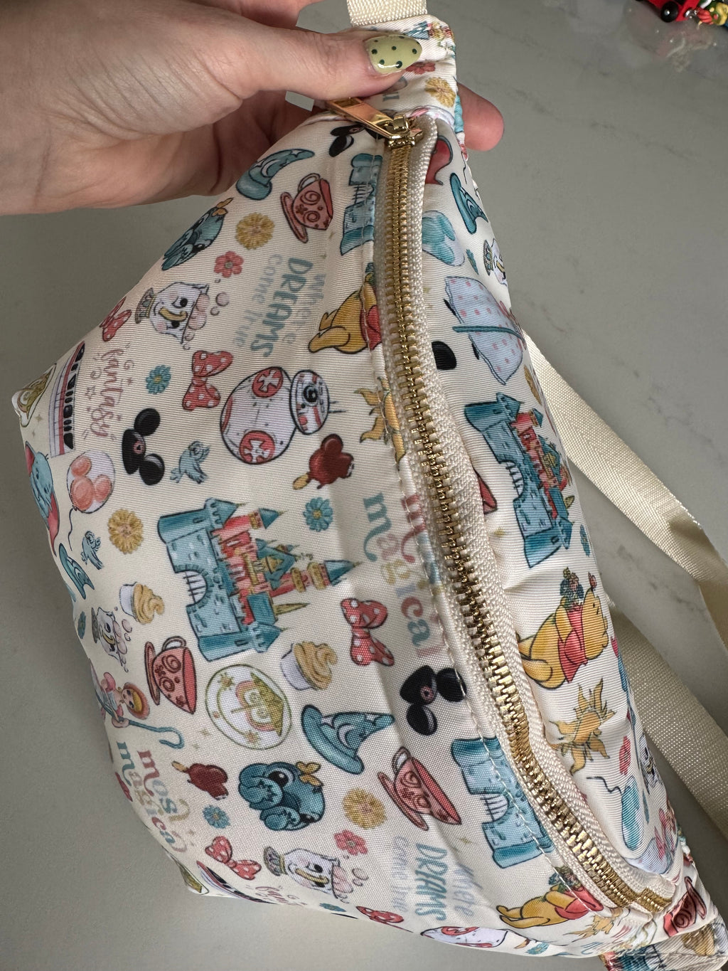 Pooh Bear Character Bum Bag Theme Park Bag