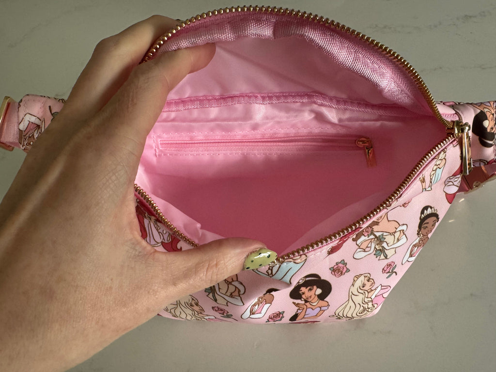 Pink Princess character Bum Bag