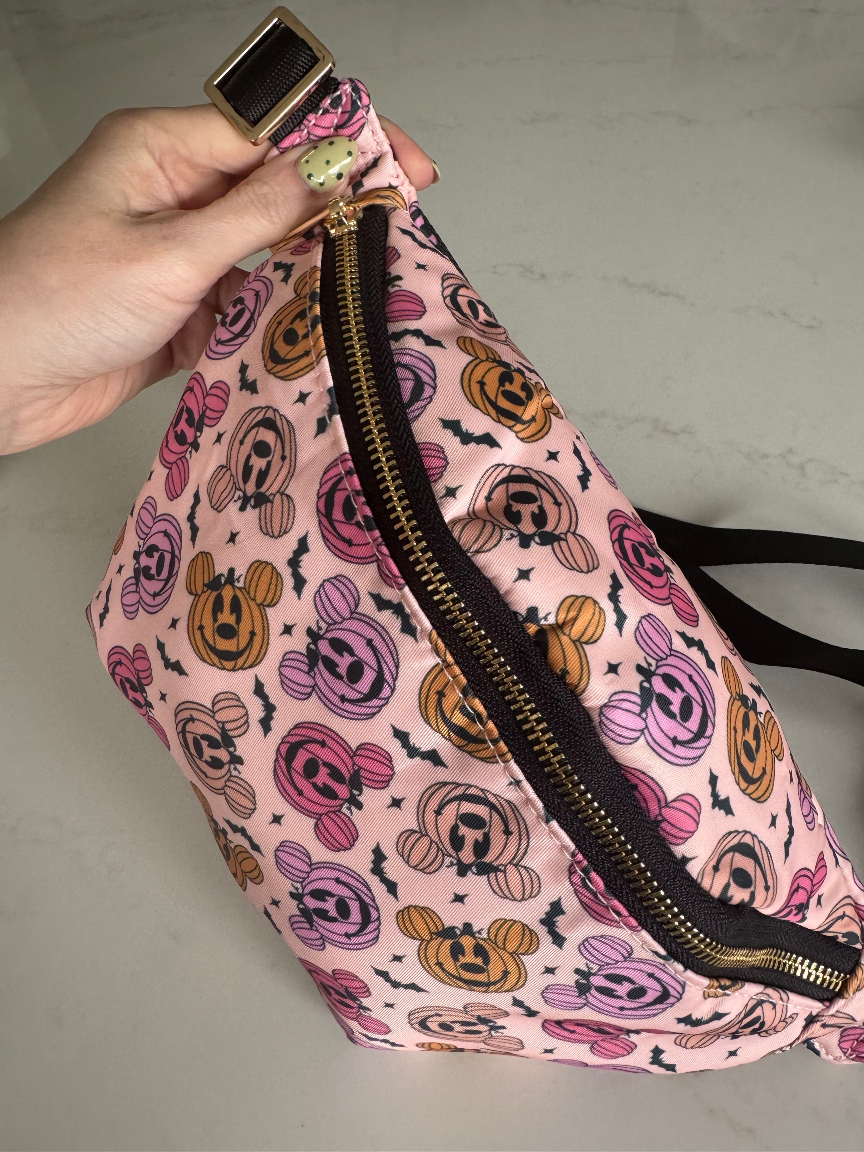 Pink Minnie Mouse Halloween Bum Bag