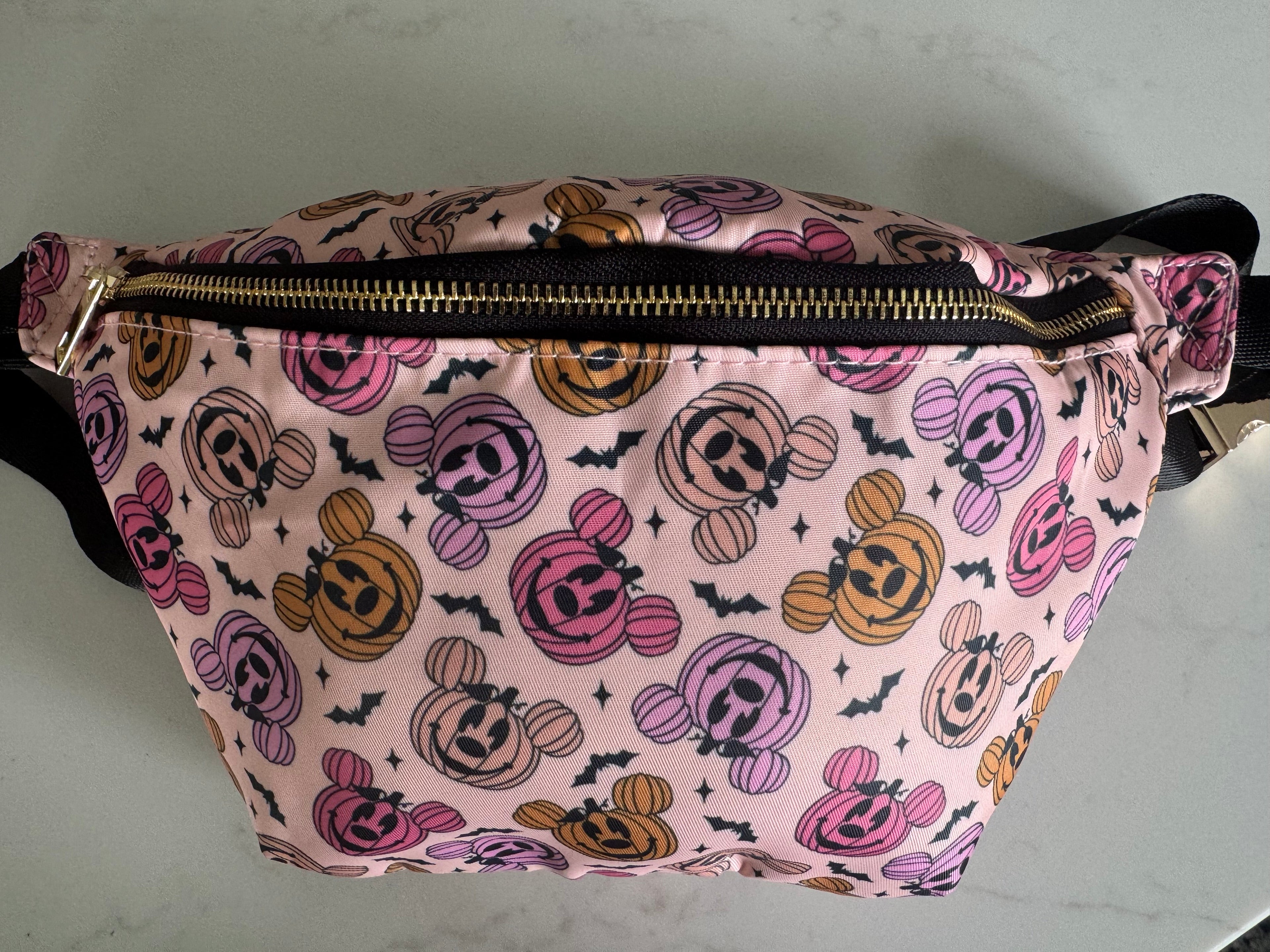 Pink Minnie Mouse Halloween Bum Bag