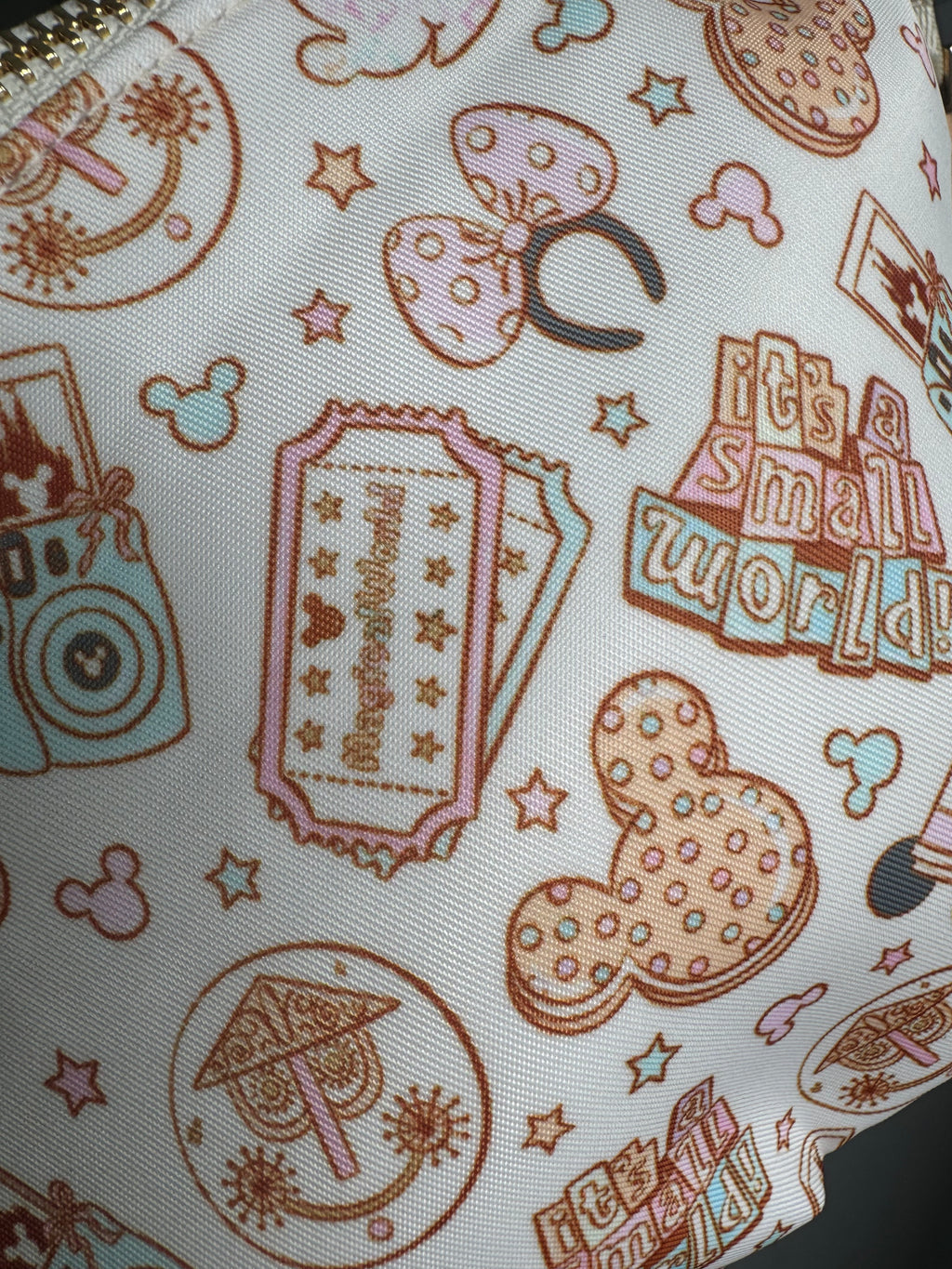 Small World Themed Character Bum Bag Theme Park Bag