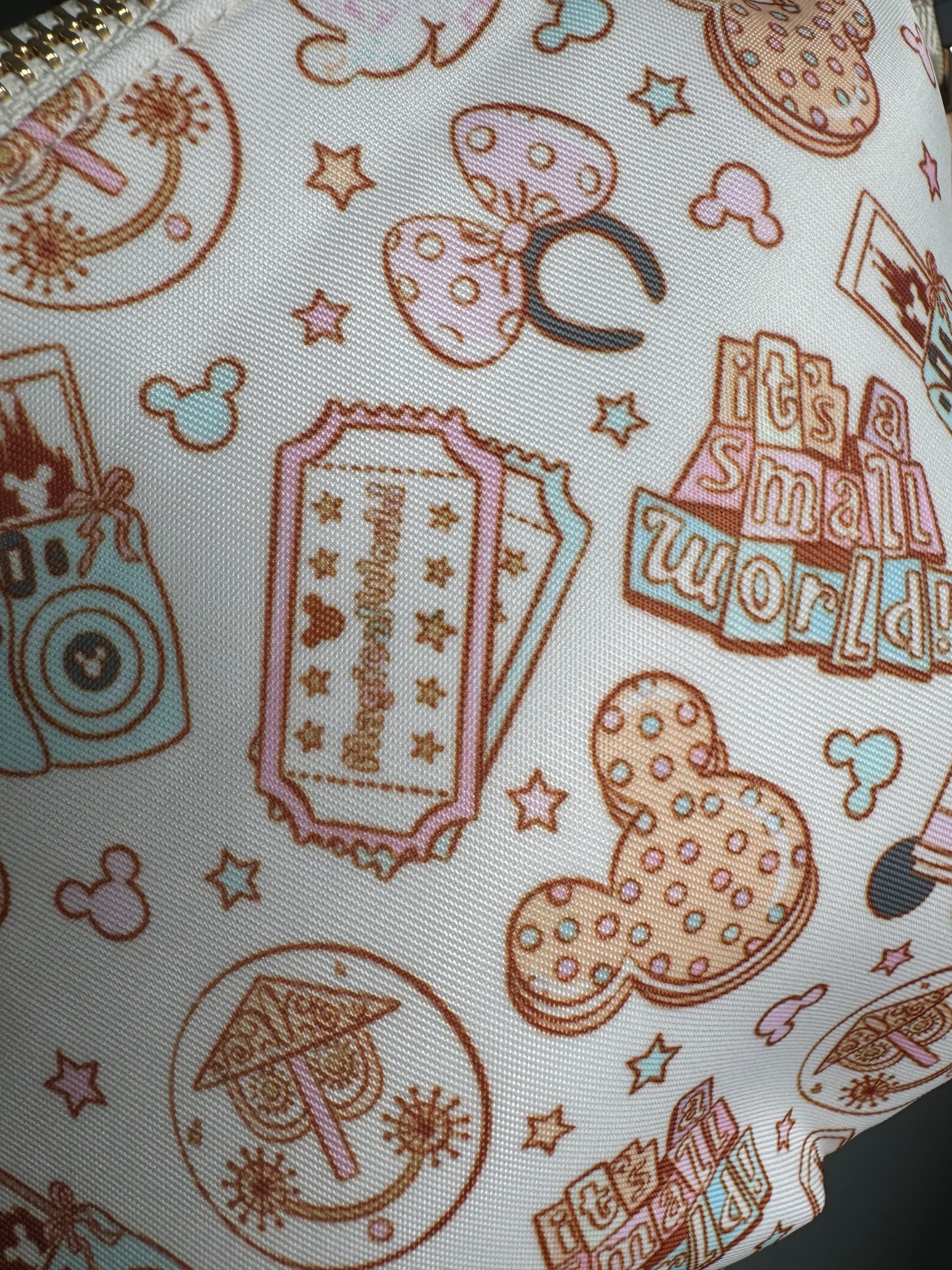 Small World Themed Character Bum Bag Theme Park Bag