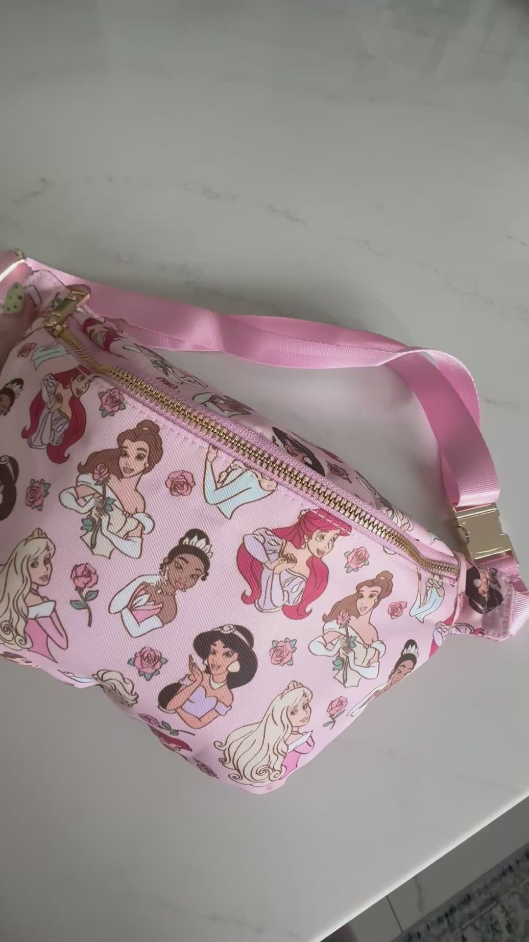 Pink Princess character Bum Bag